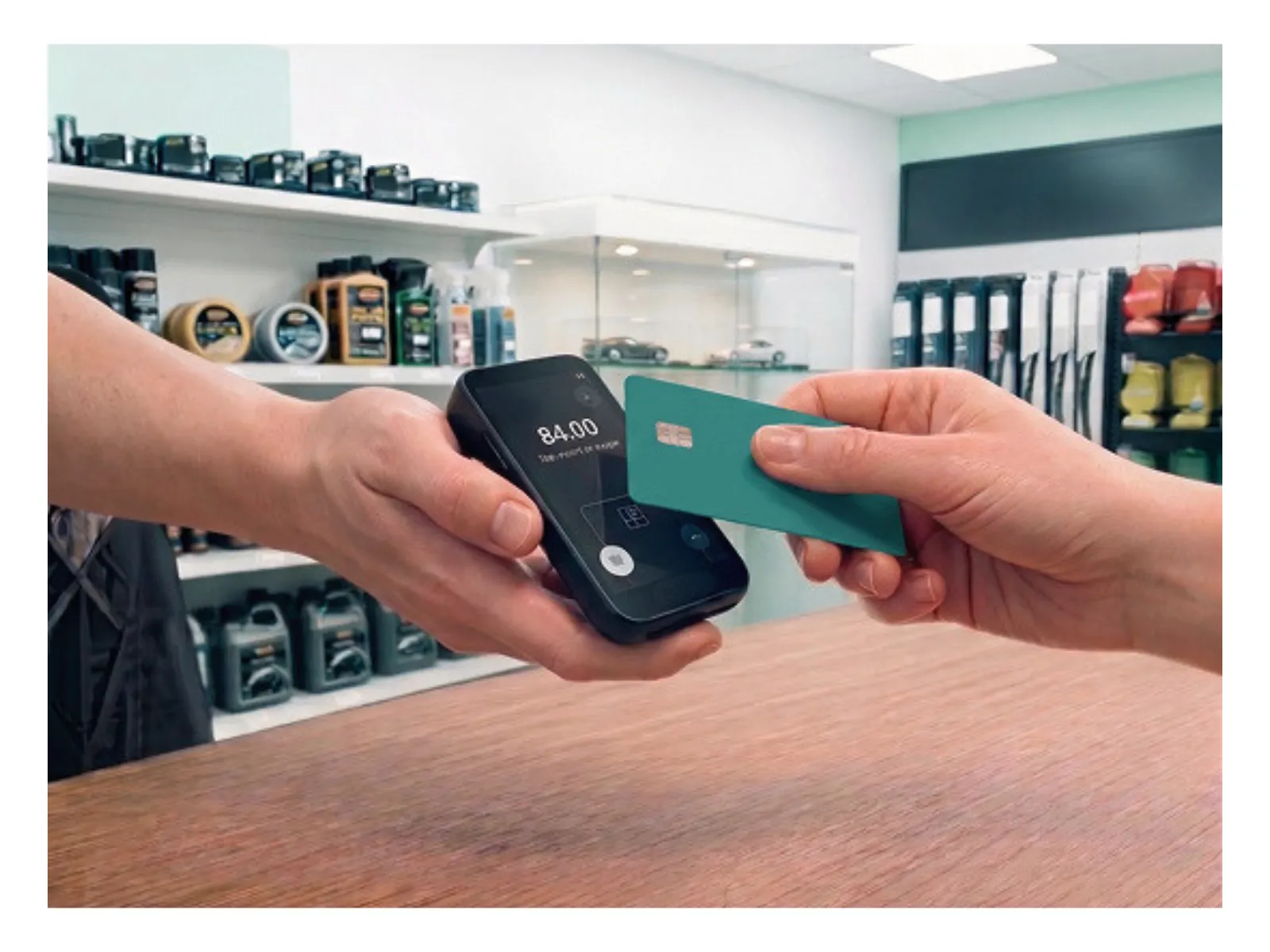 Kartenzahlung am easyWerkstatt Kartenterminal