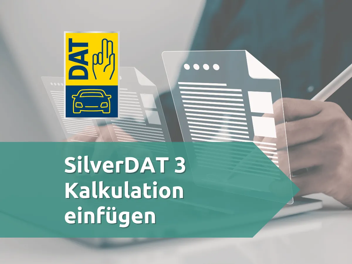 SilverDAT 3 Kalkulation einfügen