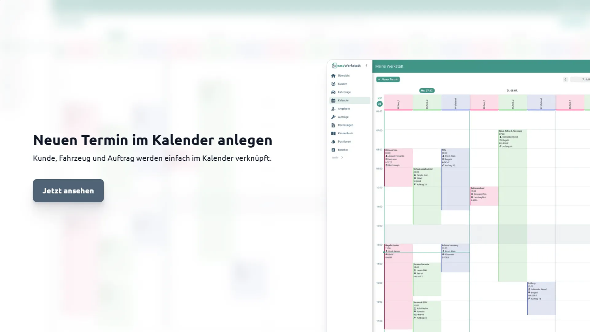 Kalender jetzt ausprobieren